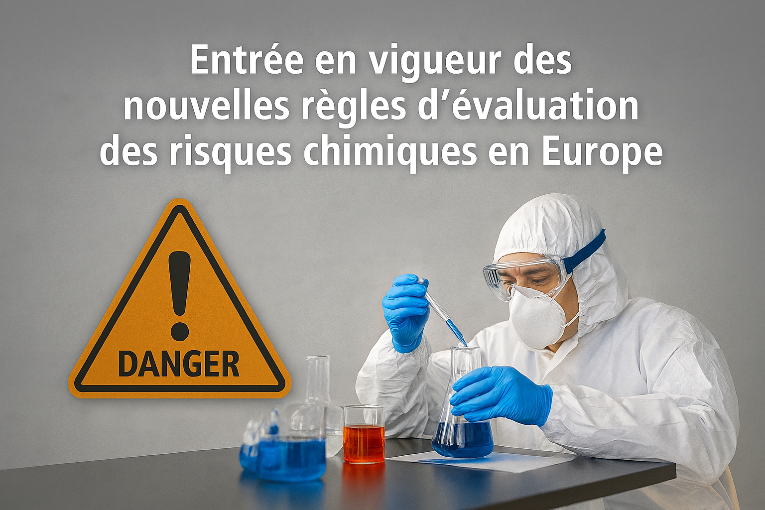 Entrée en vigueur des nouvelles règles d'évaluation des risques chimiques en Europe